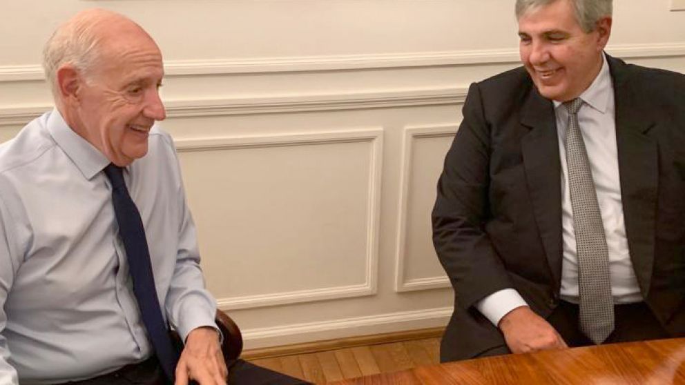 Lavagna recibió a Haquim en sus oficinas