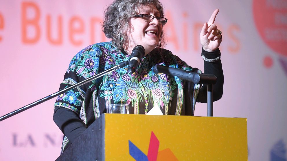 Rita Segato comenzó el acto de apertura de la la 45° Feria Internacional del Libro