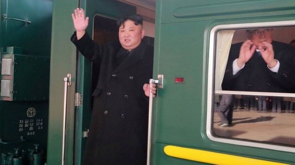 El presidente norcoreano llegará en su tren blindado