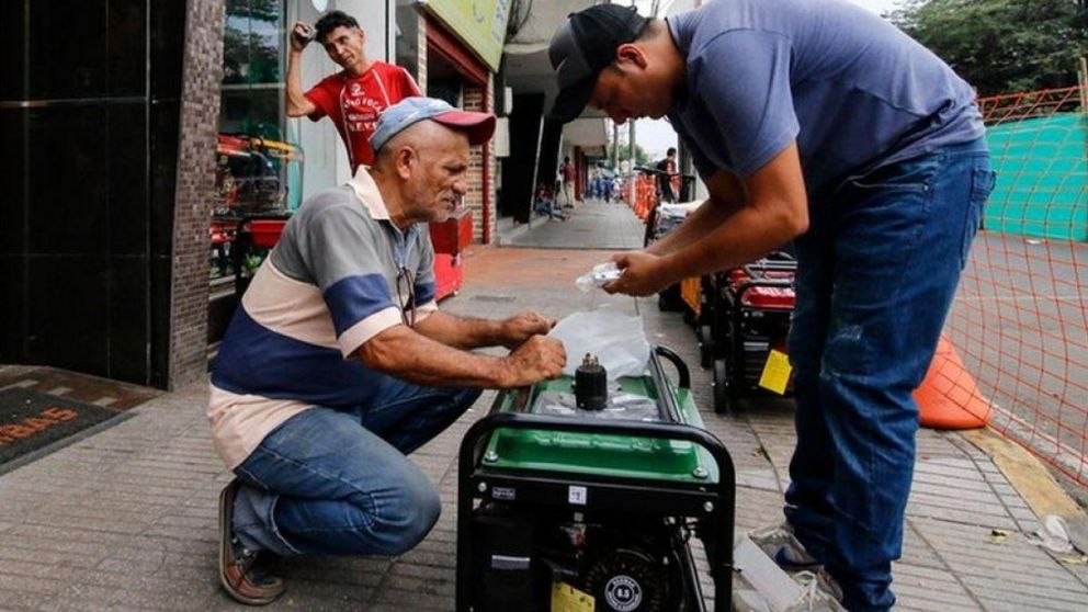 Crisis energética dispara ventas de generadores en Venezuela