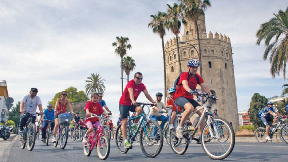 Sevilla, una de las que m�s impuls� la bici en los �ltimos a�os