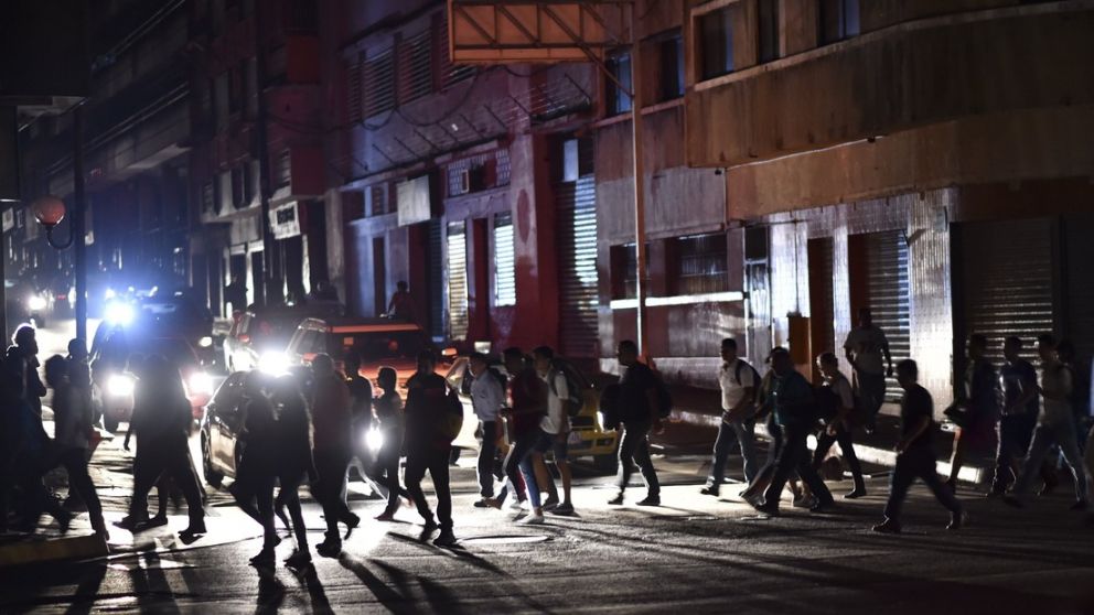 Caracas a oscuras, una postal frecuente