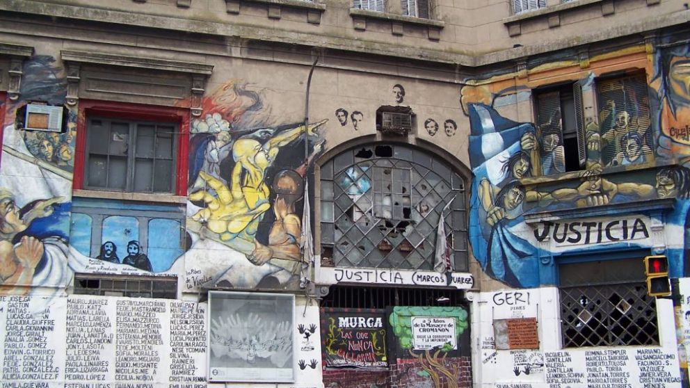 El lugar de la tragedia