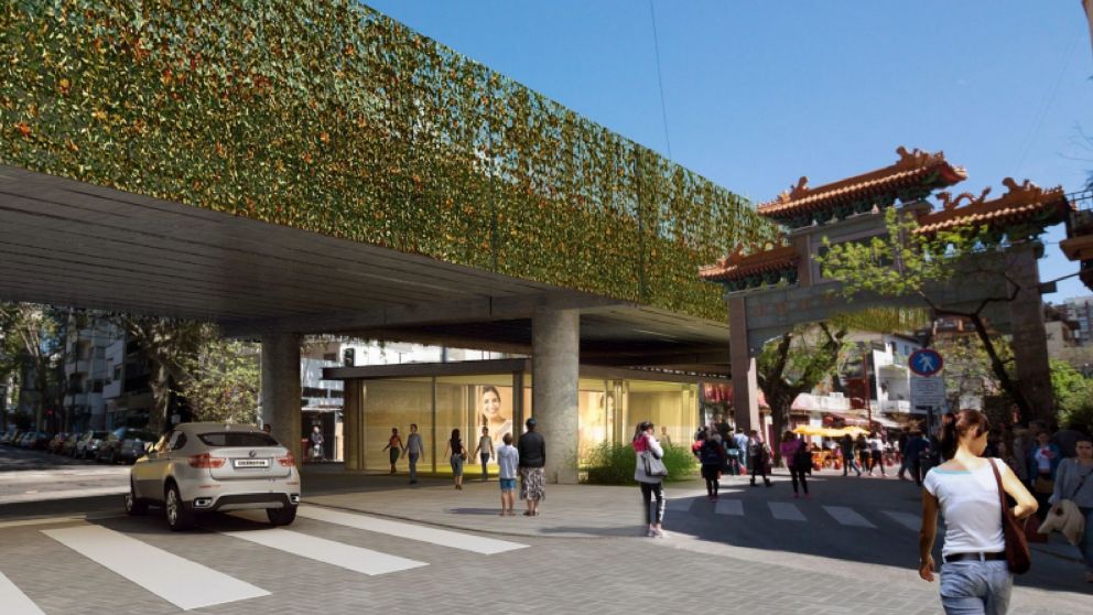 Diseños planificados para la zona del Barrio Chino