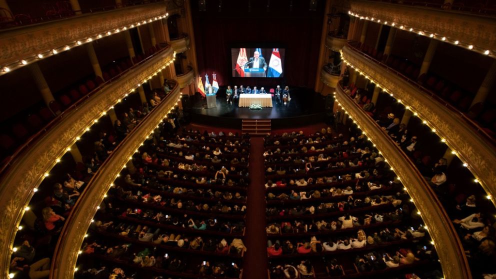 Acto de la presentación de este congreso que se hará por segunda vez en Argentina
