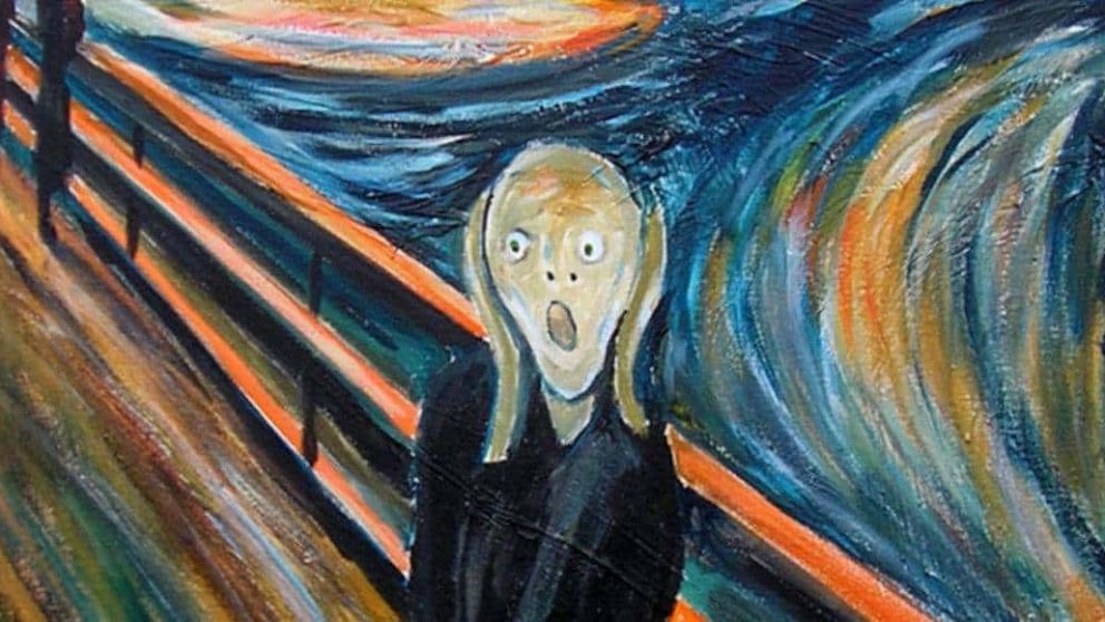 El grito de Munch, inspirado en una momia