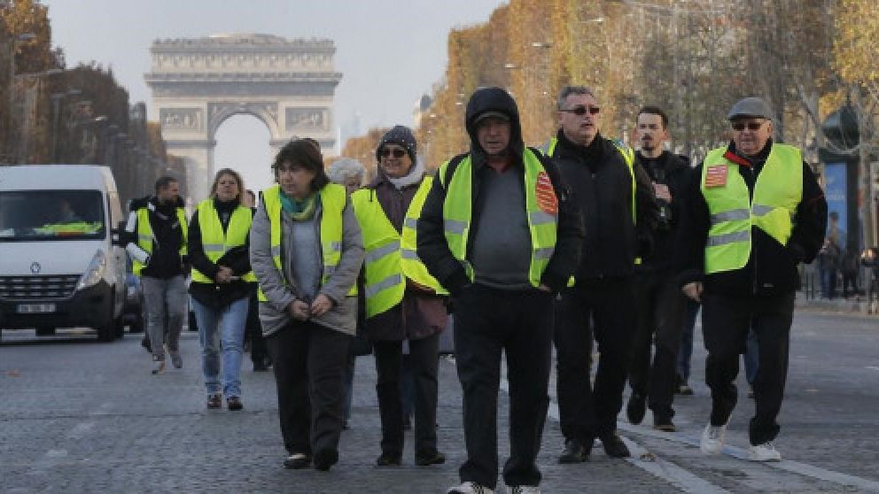 Reacción por “Chalecos amarillos”