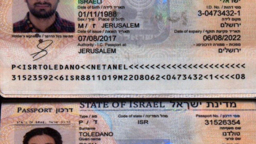 Los iran�es ingresaron con falsos pasaportes israel�es