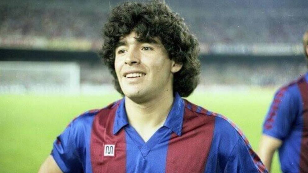 Diego Maradona jugó en el equipo catalán desde 1982 hasta diciembre de 1984