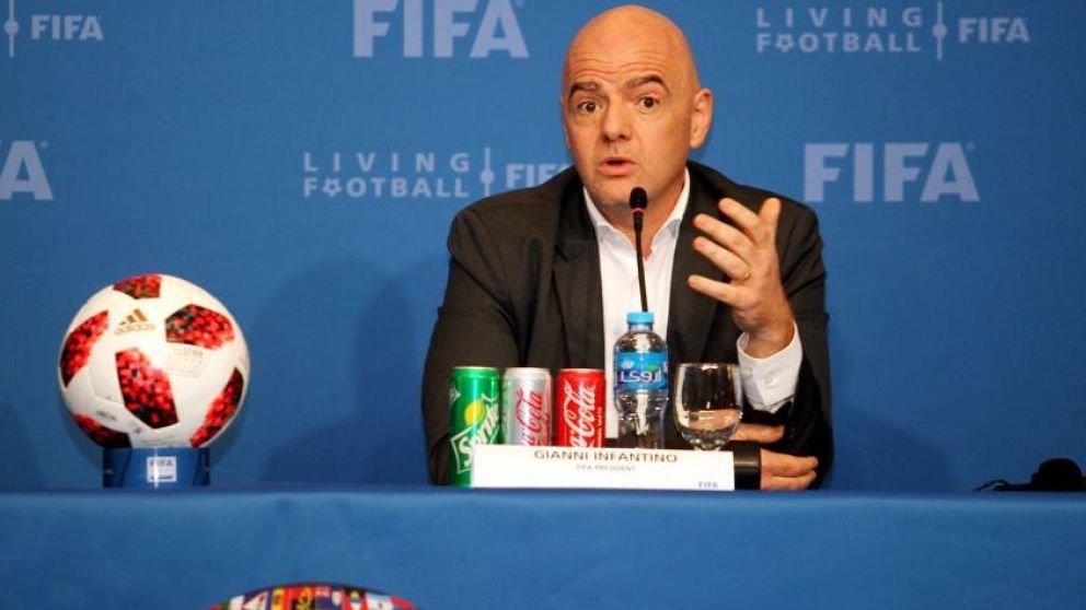 El presidente de la FIFA, Gianni Infantino