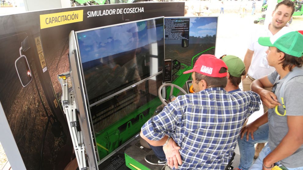 La cosecha fue uno de los ejes en Expoagro, que hoy concluye