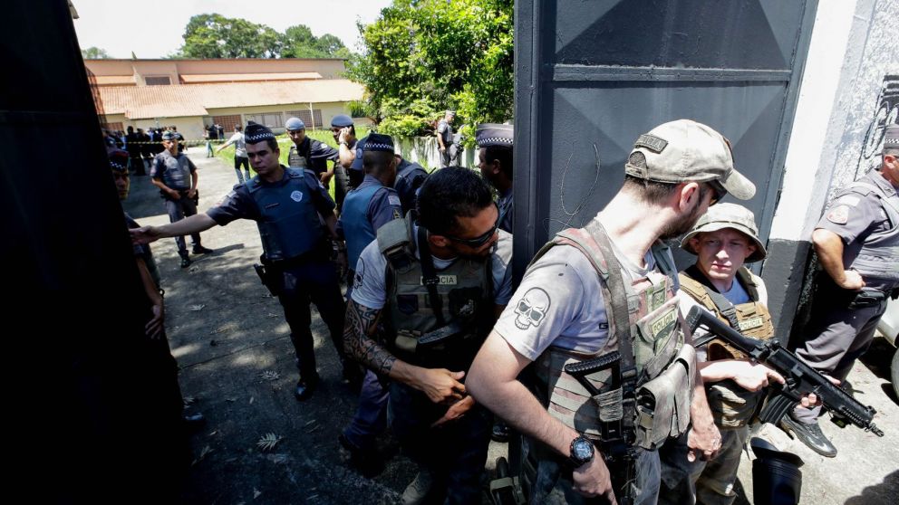 La policía acordonó la zona donde se produjo el ataque