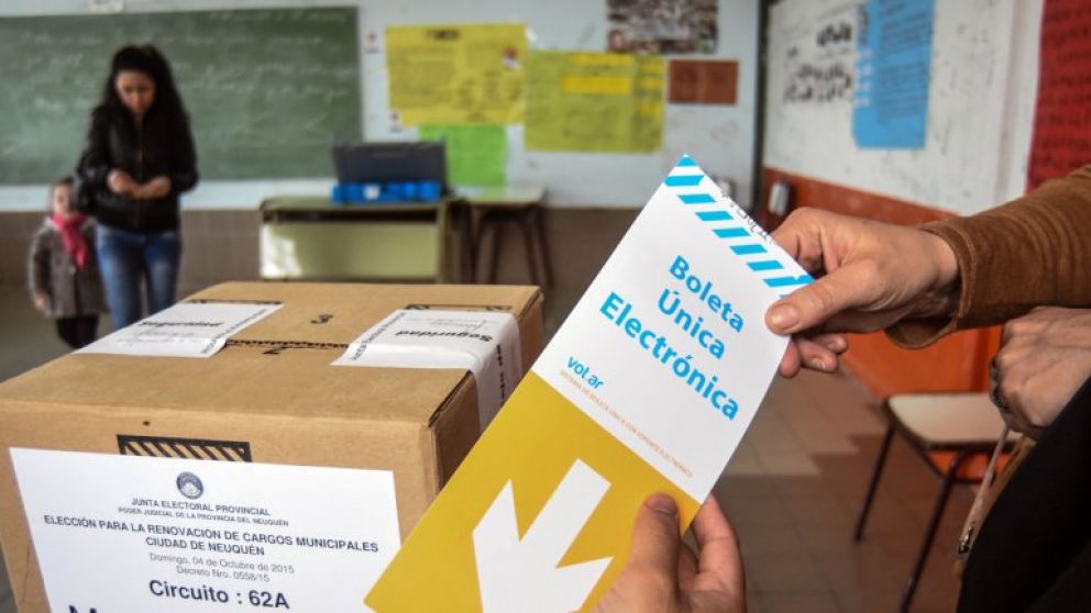 Neuquén estrena un nuevo sistema de votación