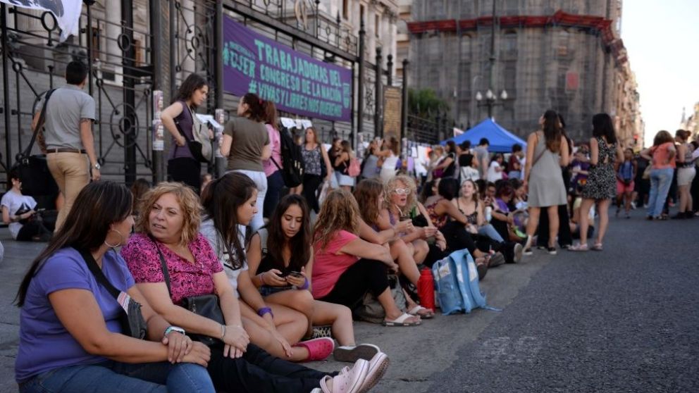 Una nueva convocatoria para el 8M. (Crónica/Nahuel Ventura)