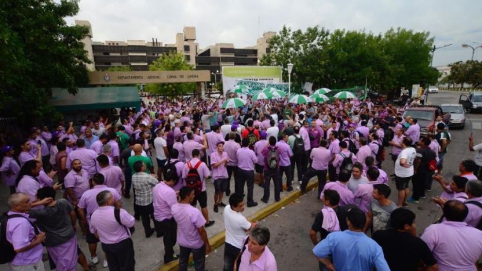 Representantes del sindicato mantuvieron una reunión en los Tribunales de Lomas de Zamora