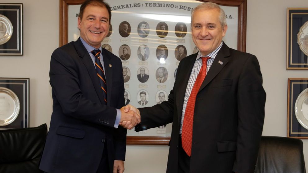 Andres Ponte (Rofex) y Marcos Hermannson (Matba)