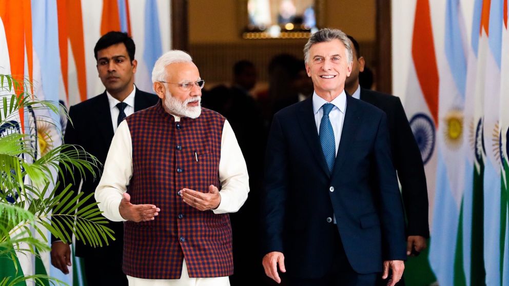 En la India, Macri respald� el desembarco de la Yerba Mate