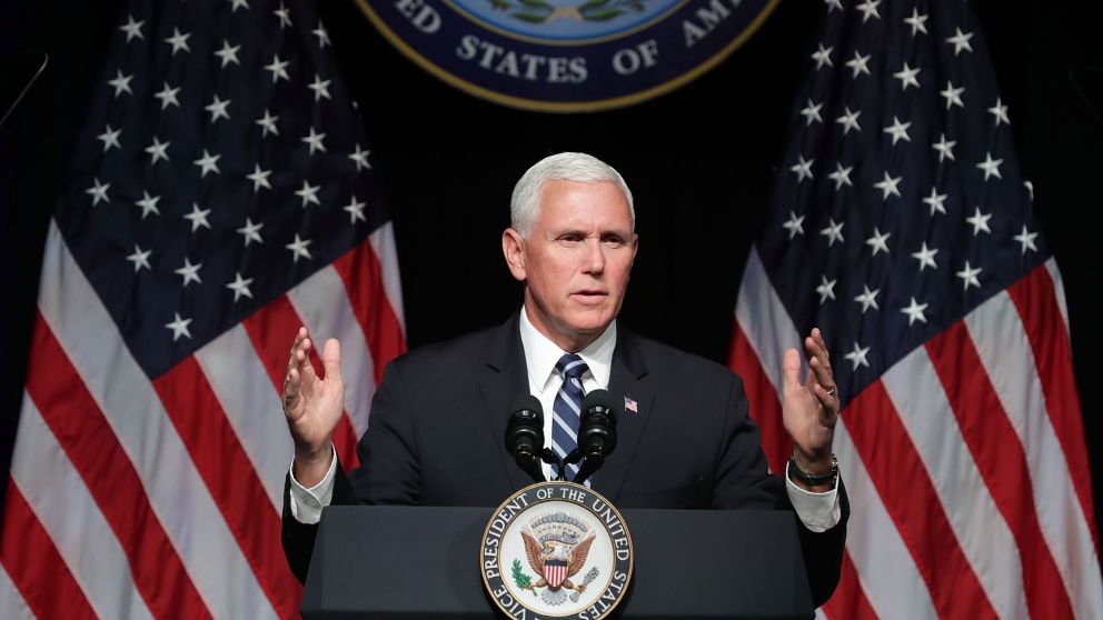 El vicepresidente de EE.UU., Mike Pence