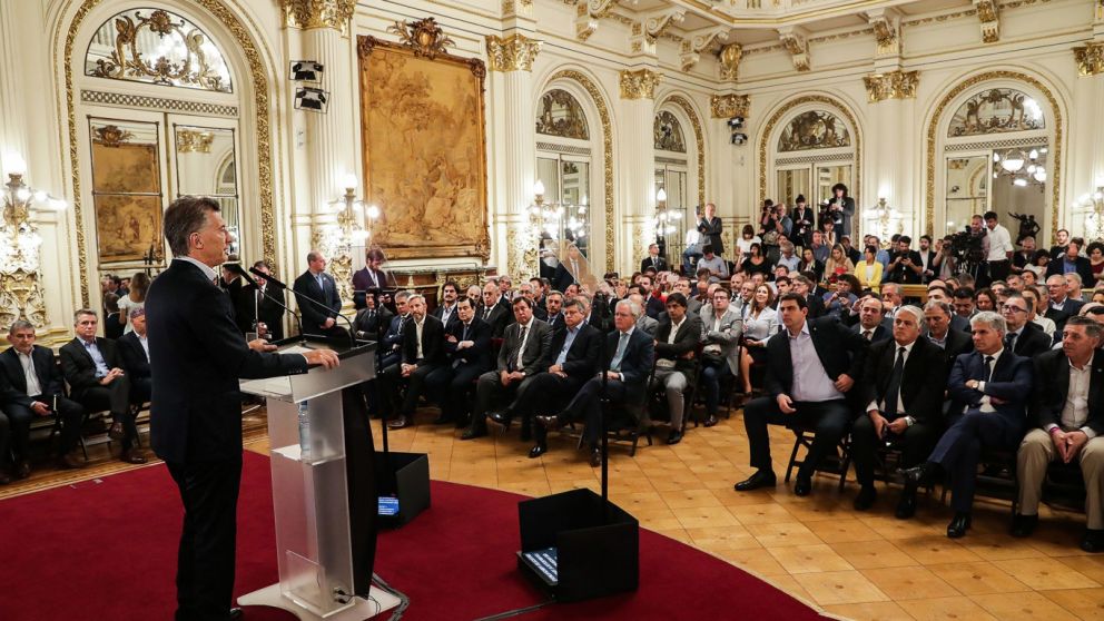 El presidente Macri anunció medidas para las pymes agroindustriales en Casa Rosada