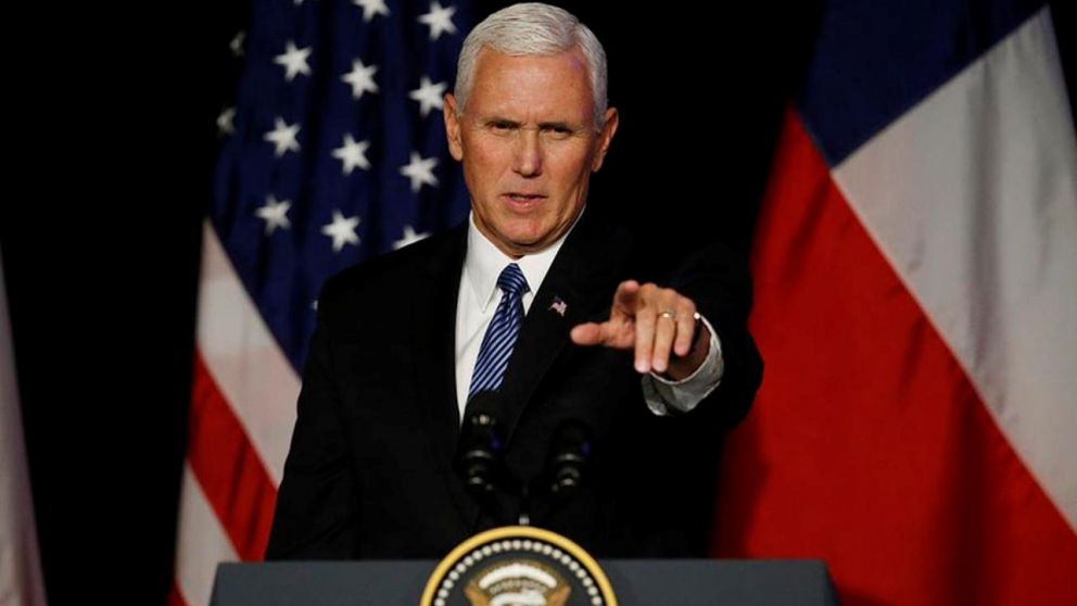 El vicepresidente de EE.UU., Mike Pence
