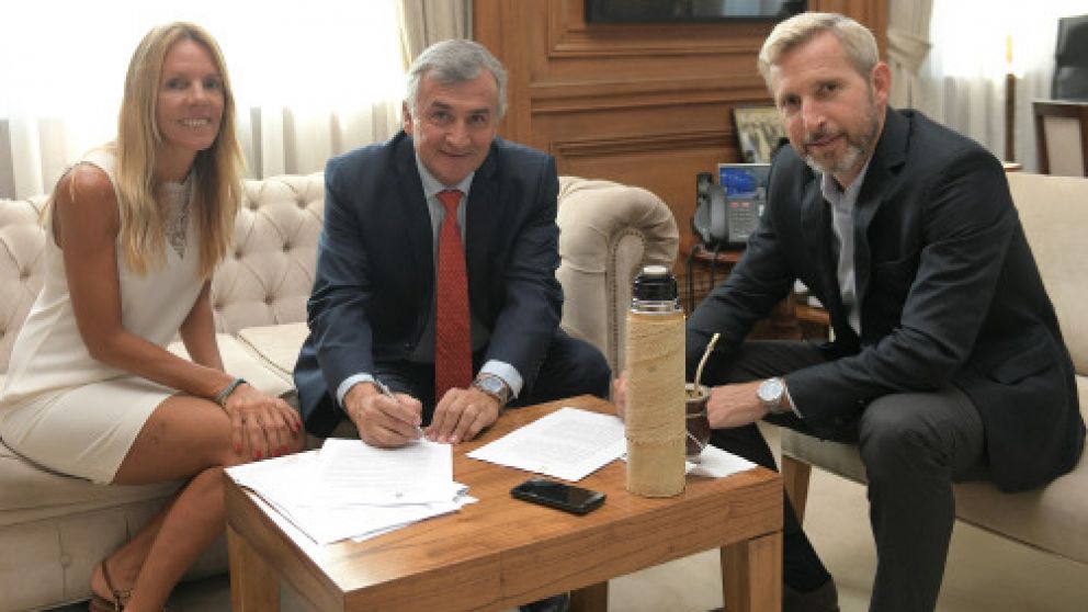 Después de Gabinete, Frigerio estuvo con Morales y la titular de Infraestructura Urbana, Marina Klemensiewicz