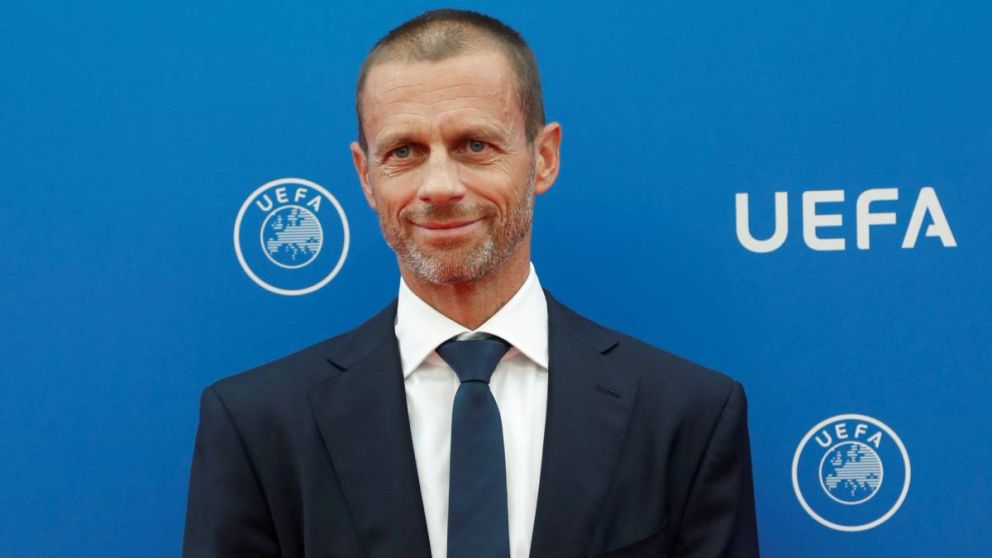 El presidente de UEFA, Aleksander Ceferin