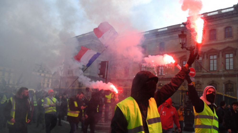 Ayer hubo otra marcha masiva y huelga general