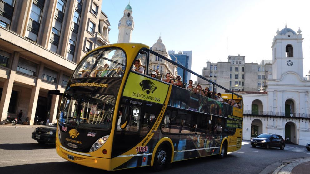 El movimiento de turistas en las calles porteñas, cada vez más intenso