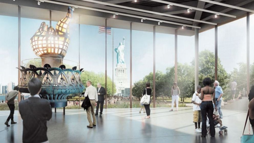 El museo de la Estatua de la LIbertad, en Nueva York