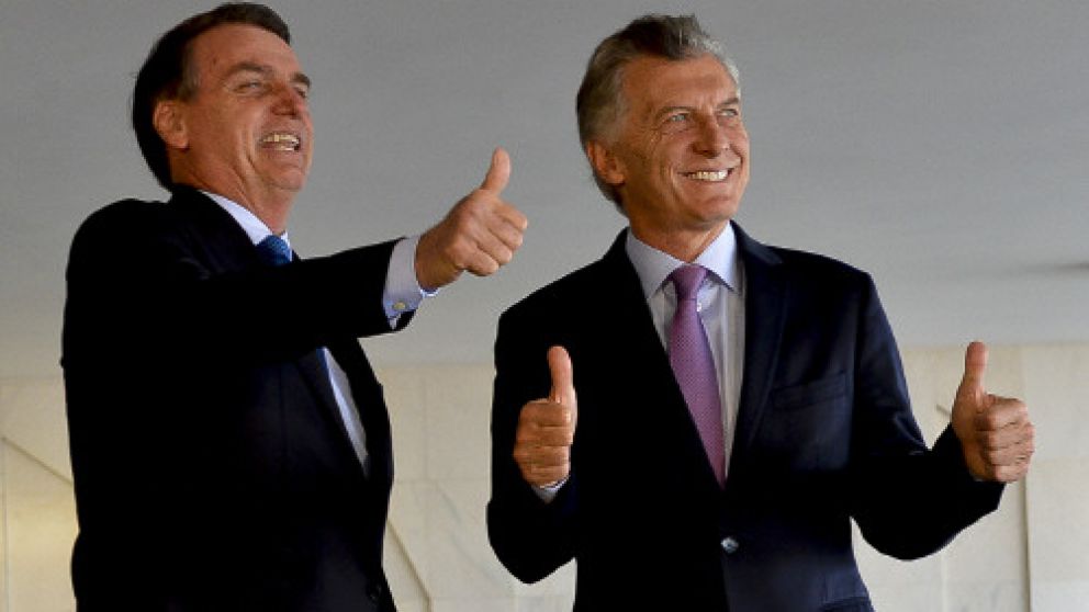 Jair Bolsonaro y Mauricio Macri buscan una apertura del bloque