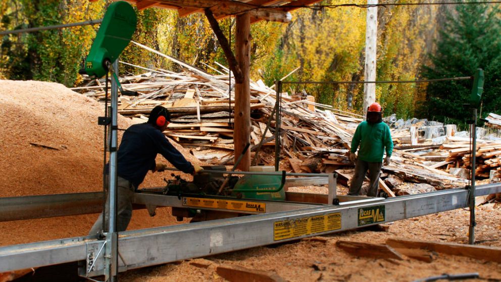 Por las inundaciones, la industria maderera está inactiva