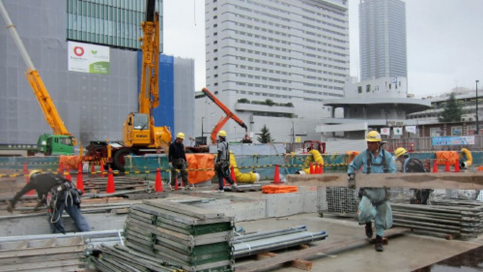 La construcción es uno de los sectores demandantes