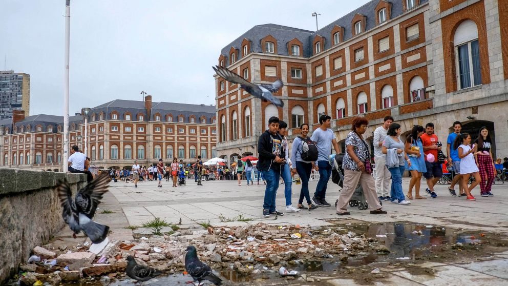 Por el paro de los municipales, Mar del Plata acumuló residuos en sus calles