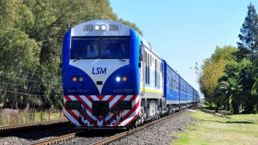 El ferrocarril San Martín fue el único que registró un descenso en la cantidad de pasajeros transportados