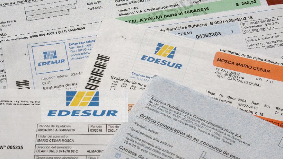 Edesur intimó a usuario con deudas a través del Veraz