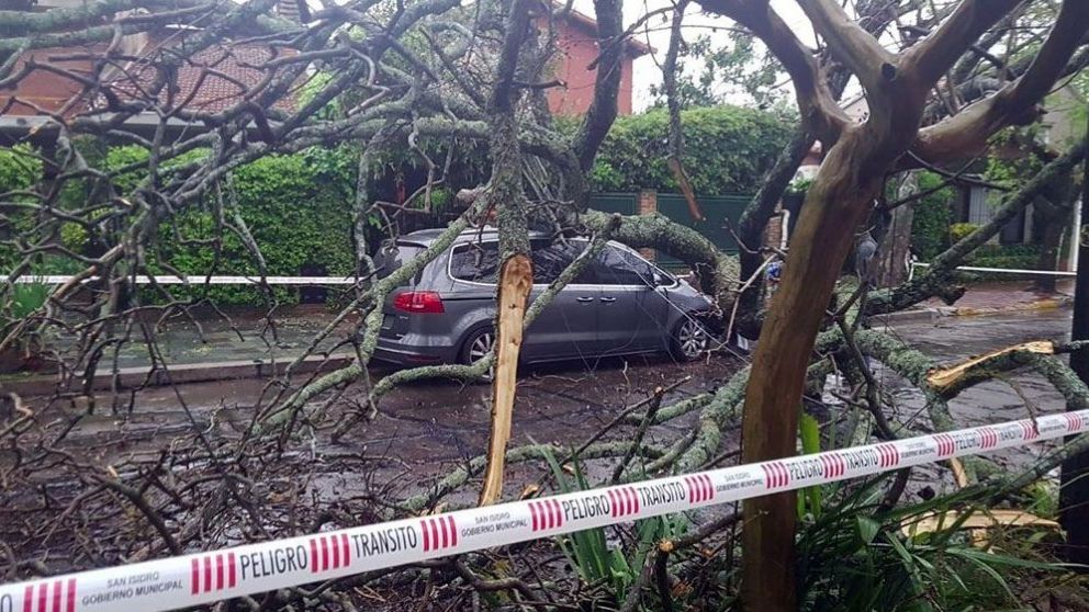 Las consecuencias de la tormenta en Buenos Aires