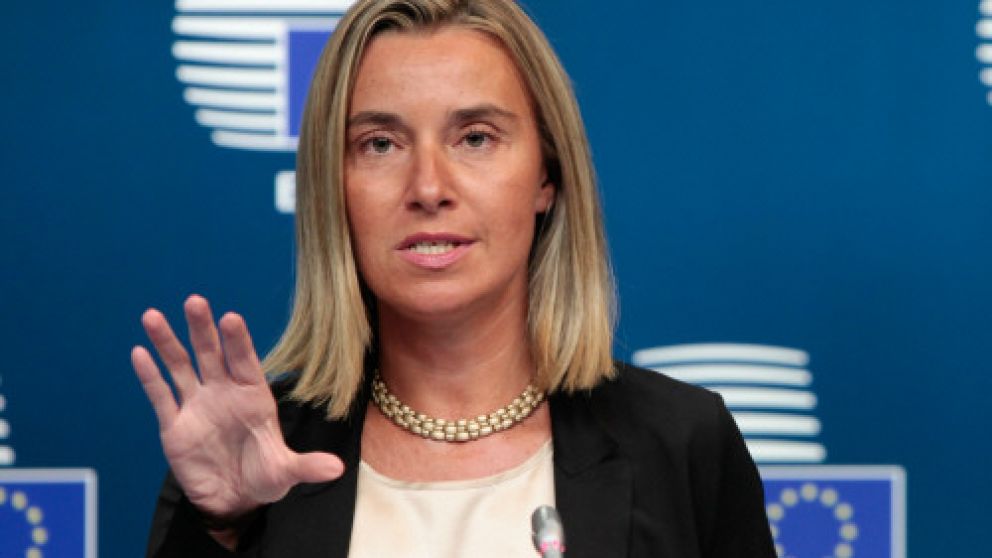 Federica Mogherini le puso voz a la crítica de la UE