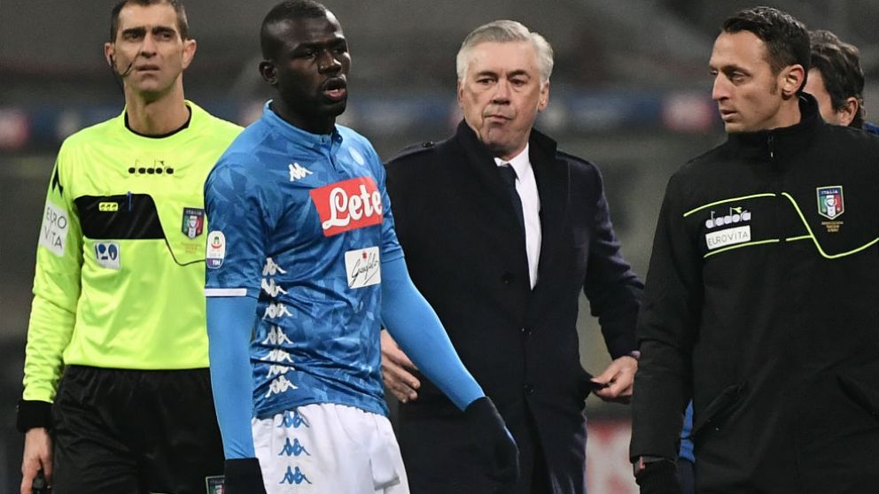 El defensor senegalés del Napoli, Kalidou Koulibaly