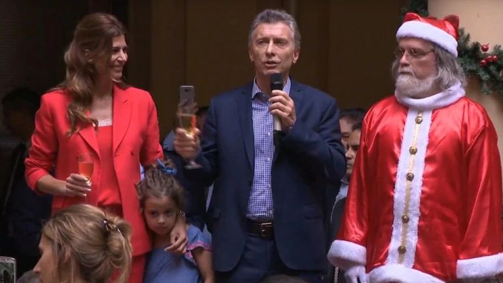 Macri reconoció que durante el año hubo "momentos difíciles"