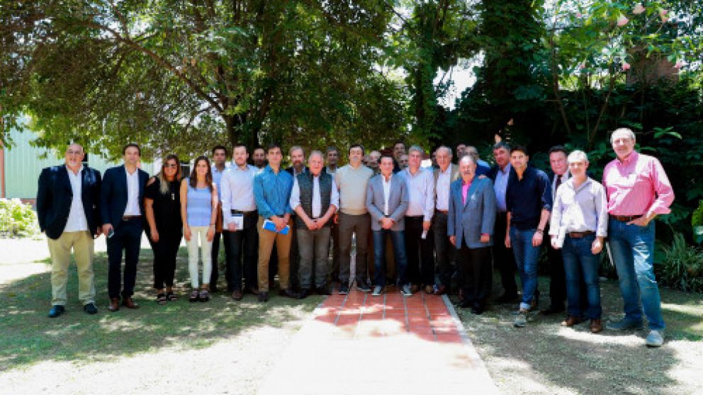 Sica visitó la fábrica Alberdi, con Acevedo, Rappallini y Zúrzolo