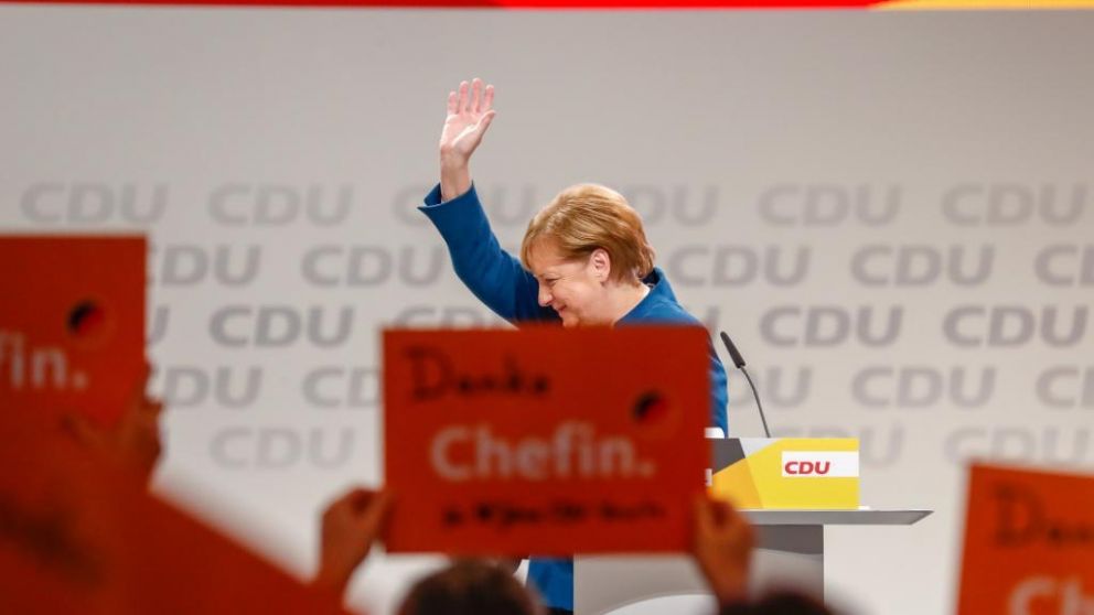 Recta final para Angela Merkel como líder de la CDU