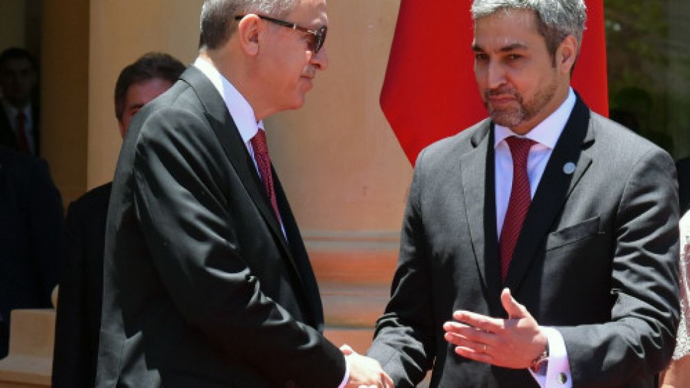 El presidente turco y su anfitrión