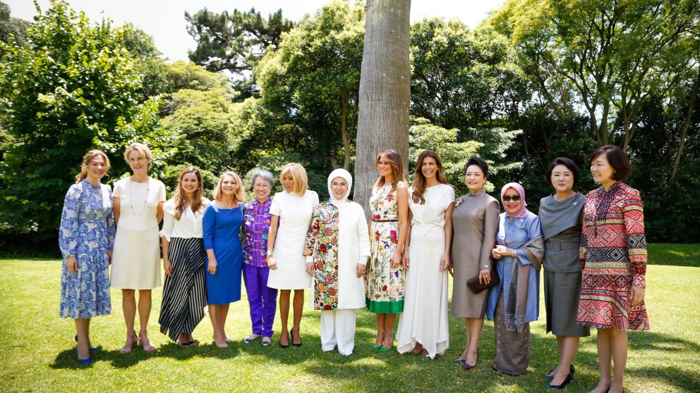 Las primeras damas fueron recibidas por Juliana Awada, quien les dio la bienvenida con un breve discurso