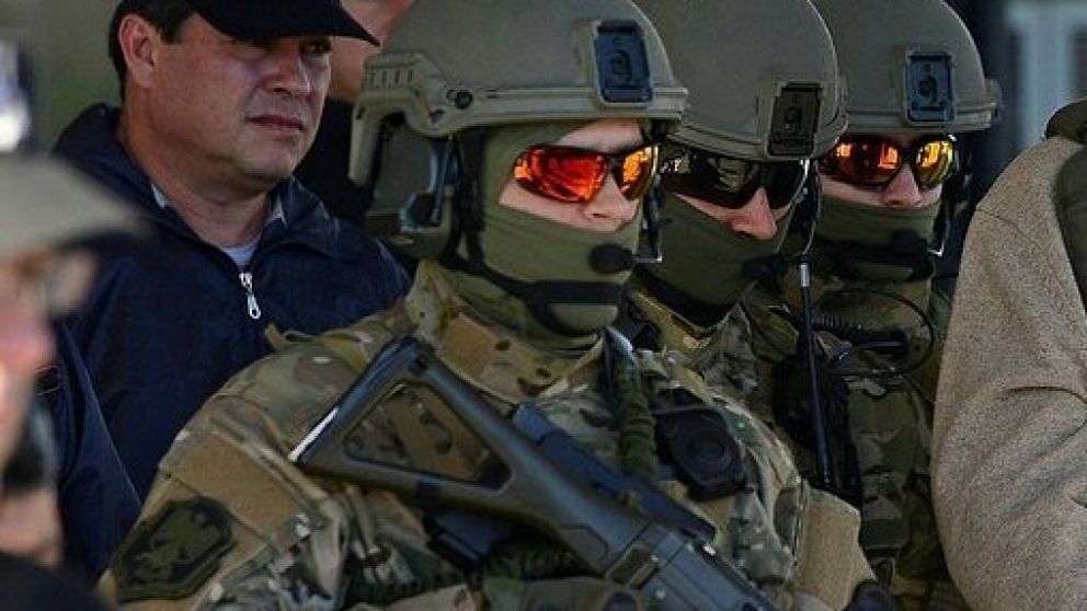 El Grupo Especial de Operaciones Federales (GEOF) de la Policía Federal