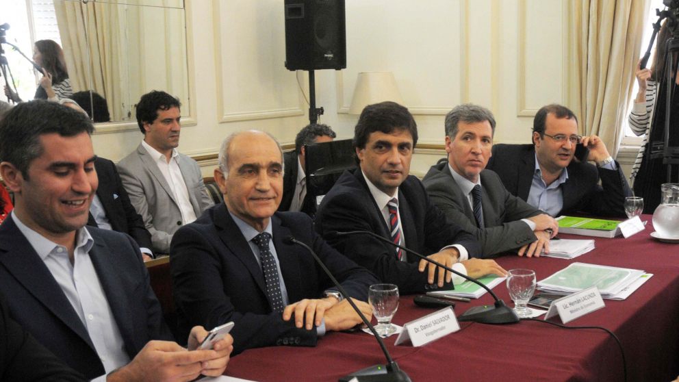 Hern�n Lacunza asisti� al plenario de comisiones