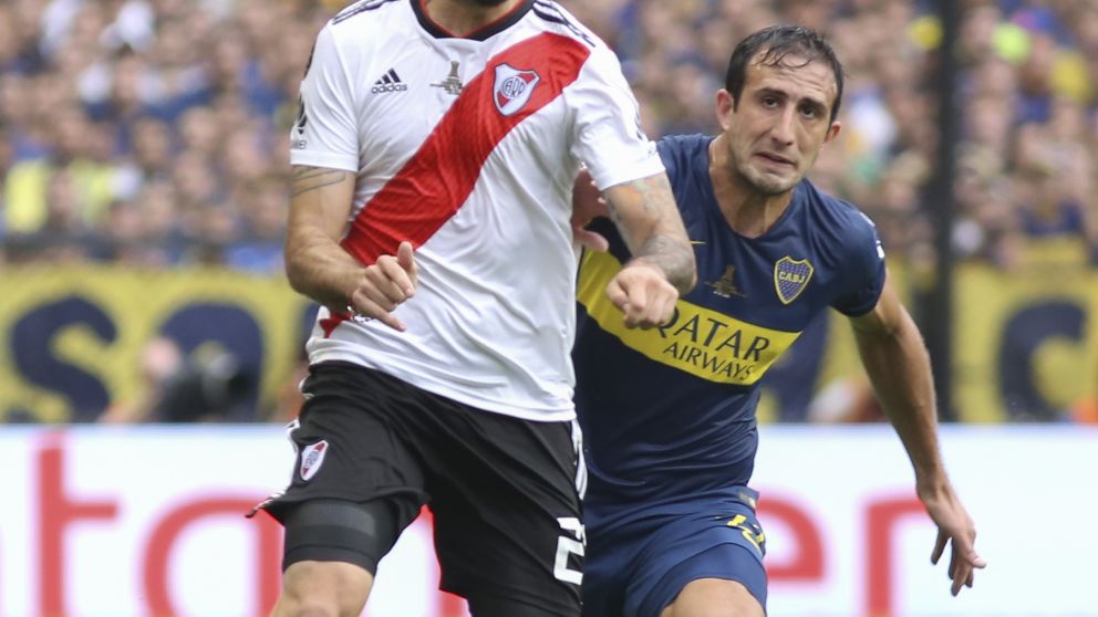 Boca igualó en casa 2-2 a River en la primera final de la Copa Libertadores