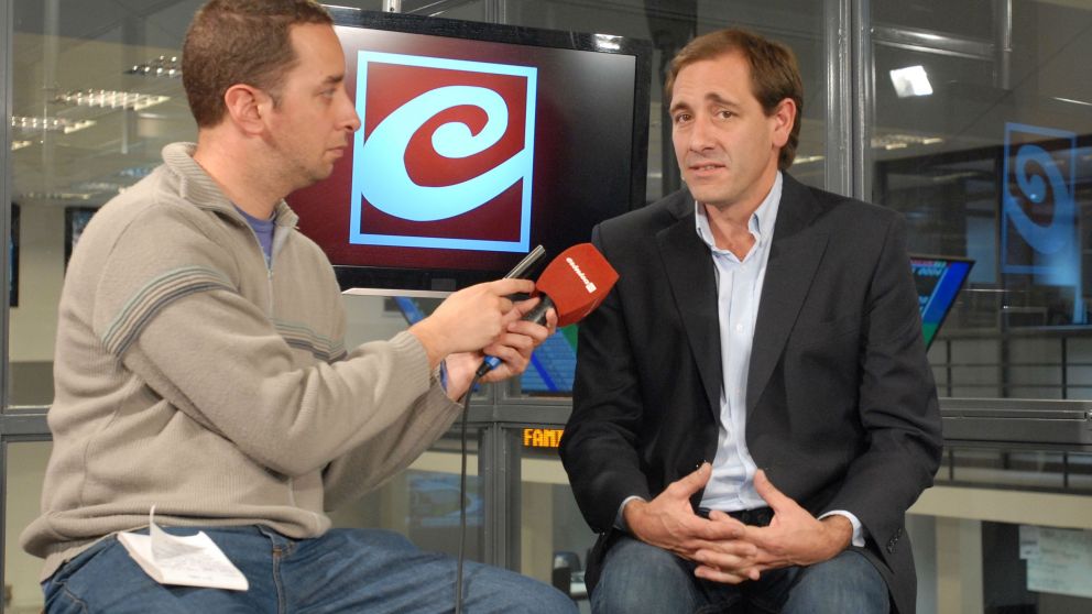 El intendente de La Plata, Julio Garro, en los estudios de Crónica