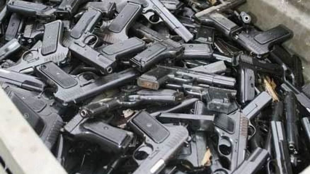 En la República Argentina 1.298.000 armas registradas, informó la Agencia Nacional de Materiales Controlados