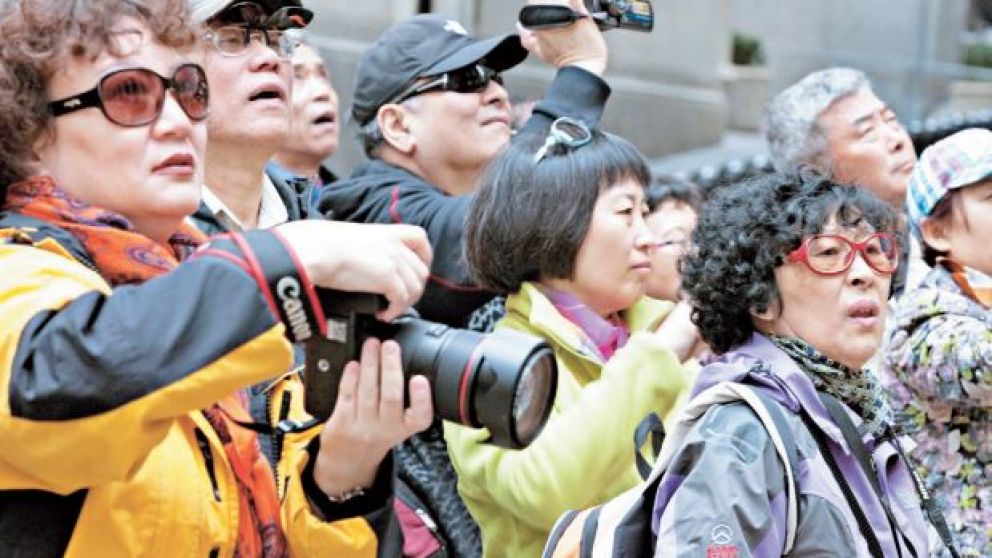 Los chinos gastan un promedio de u$s2.000 por estadía