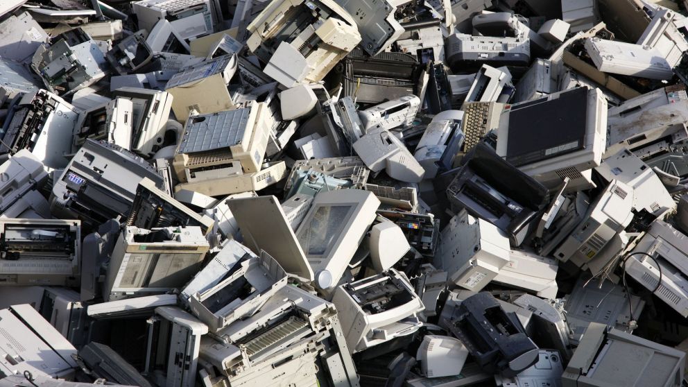 Pueden reciclarse desde netbooks e impresoras hasta teclados